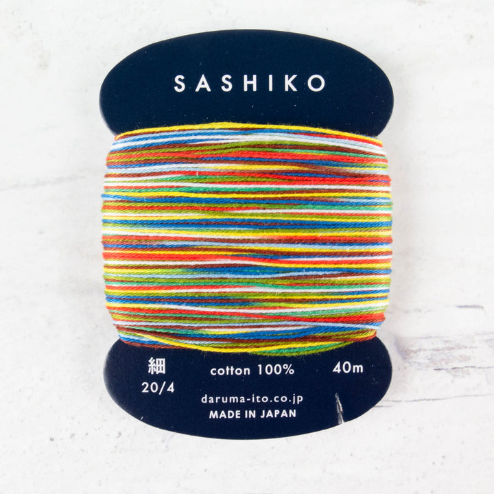 Daruma Carded Variegated Sashiko Thread -  Paper Balloon (no. 501)