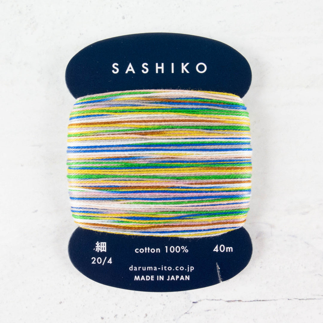 Daruma Carded Variegated Sashiko Thread -  Tanabata (no. 502)