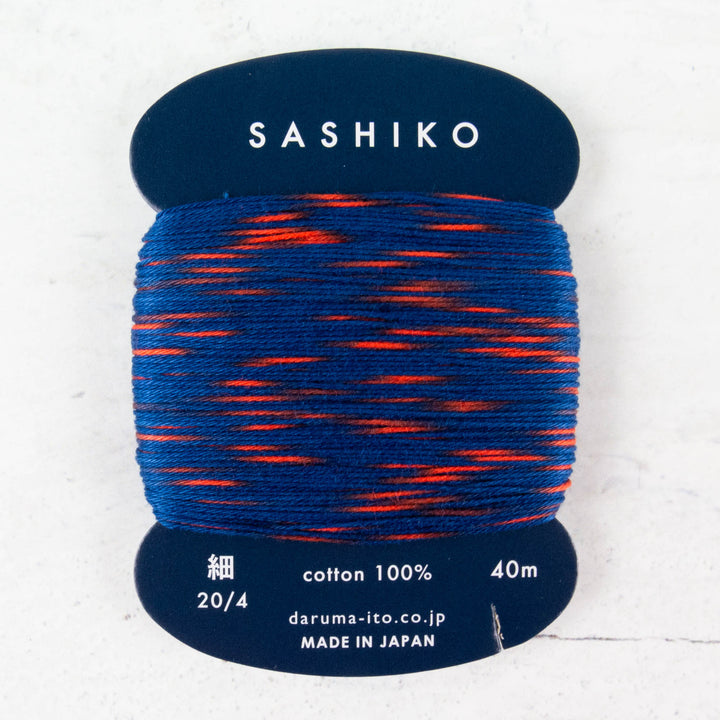 Daruma Carded Variegated Sashiko Thread -  Sparkler (no. 302)