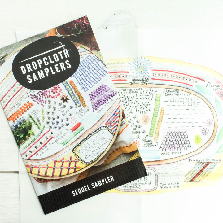 Dropcloth Embroidery Samplers :: Sequel Sampler Patterns - Snuggly Monkey