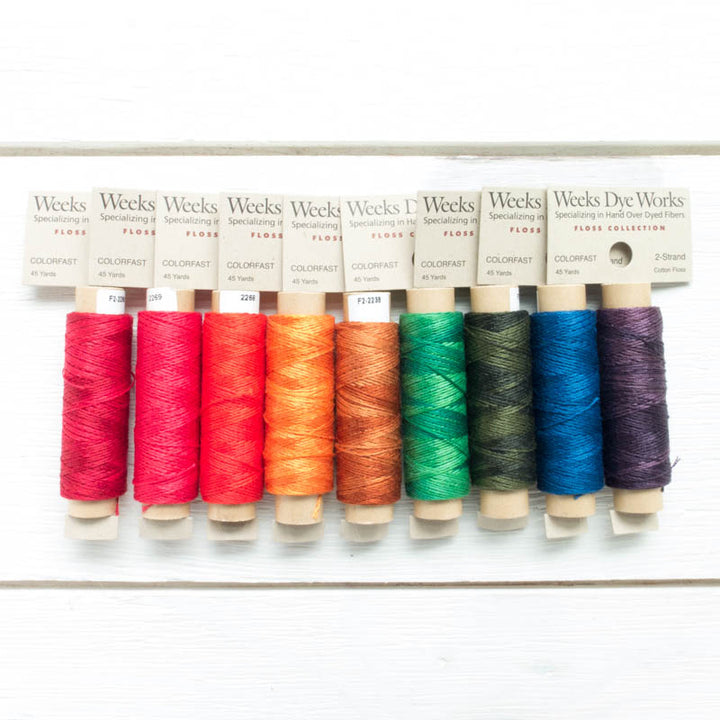 Dropcloth Samplers Weeks Dye Works 2 Strand Floss Collection Floss - Snuggly Monkey