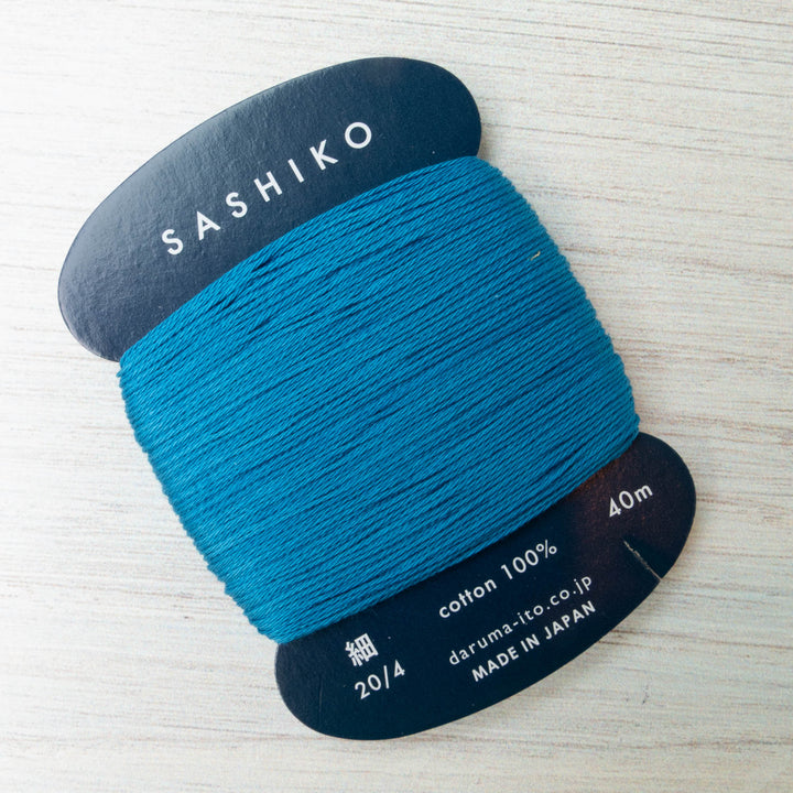 Daruma Carded Sashiko Thread - Blue (no. 224)