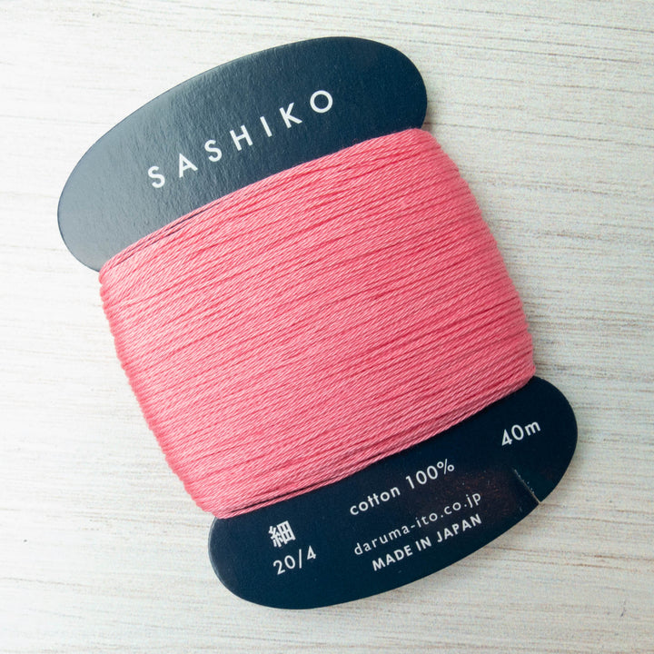 Daruma Carded Sashiko Thread - Plum (no. 222)