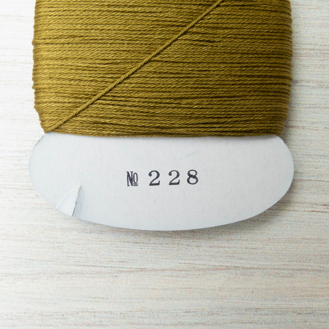 Daruma Carded Sashiko Thread - Uguisu (no. 228)