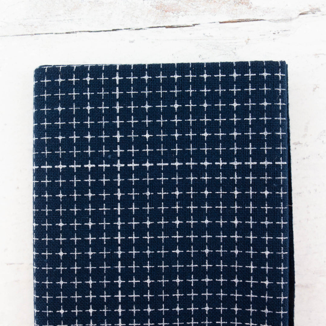 Daruma Sashiko Grid Sampler (Navy)