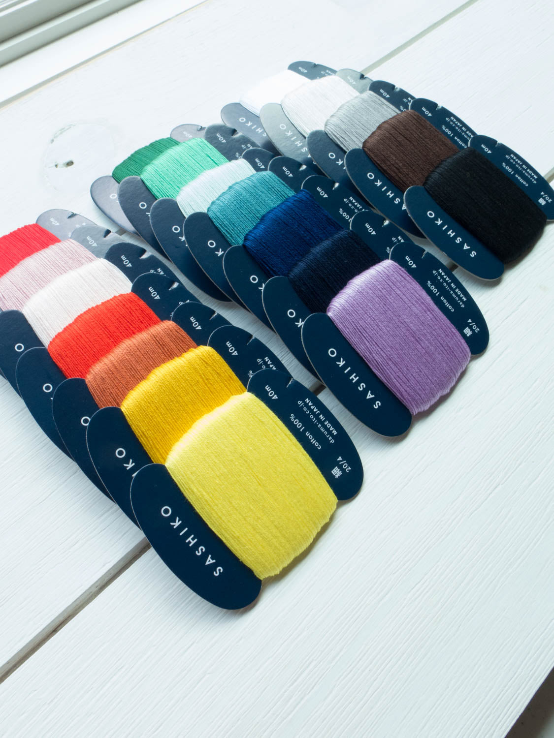 Daruma Carded Thin Sashiko Thread Collection – Snuggly Monkey