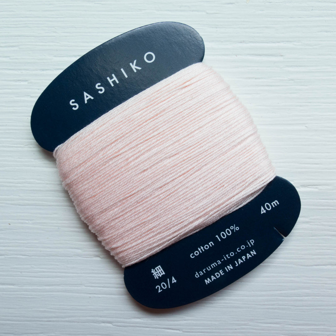 Sashiko Thread Color  Original White Bright White - Upcycle Stitches