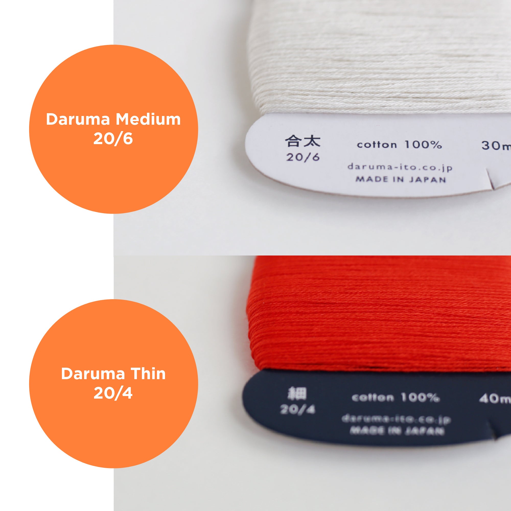Daruma Carded Sashiko Thread - Golden Tea (no. 220) – Snuggly Monkey