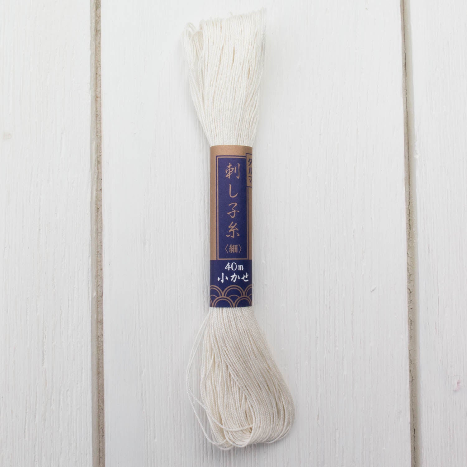 Yokota Sashiko Thread - Off-White (#2) – Snuggly Monkey