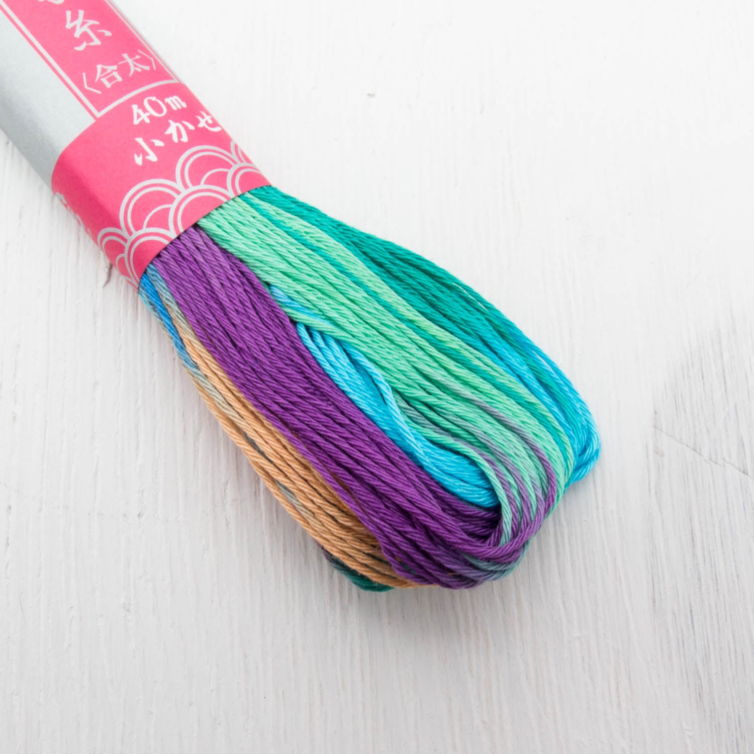 Yokota Daruma Sashiko Thread 5 Skein Essential Color Set (Thick Sashiko Thread - Futo)