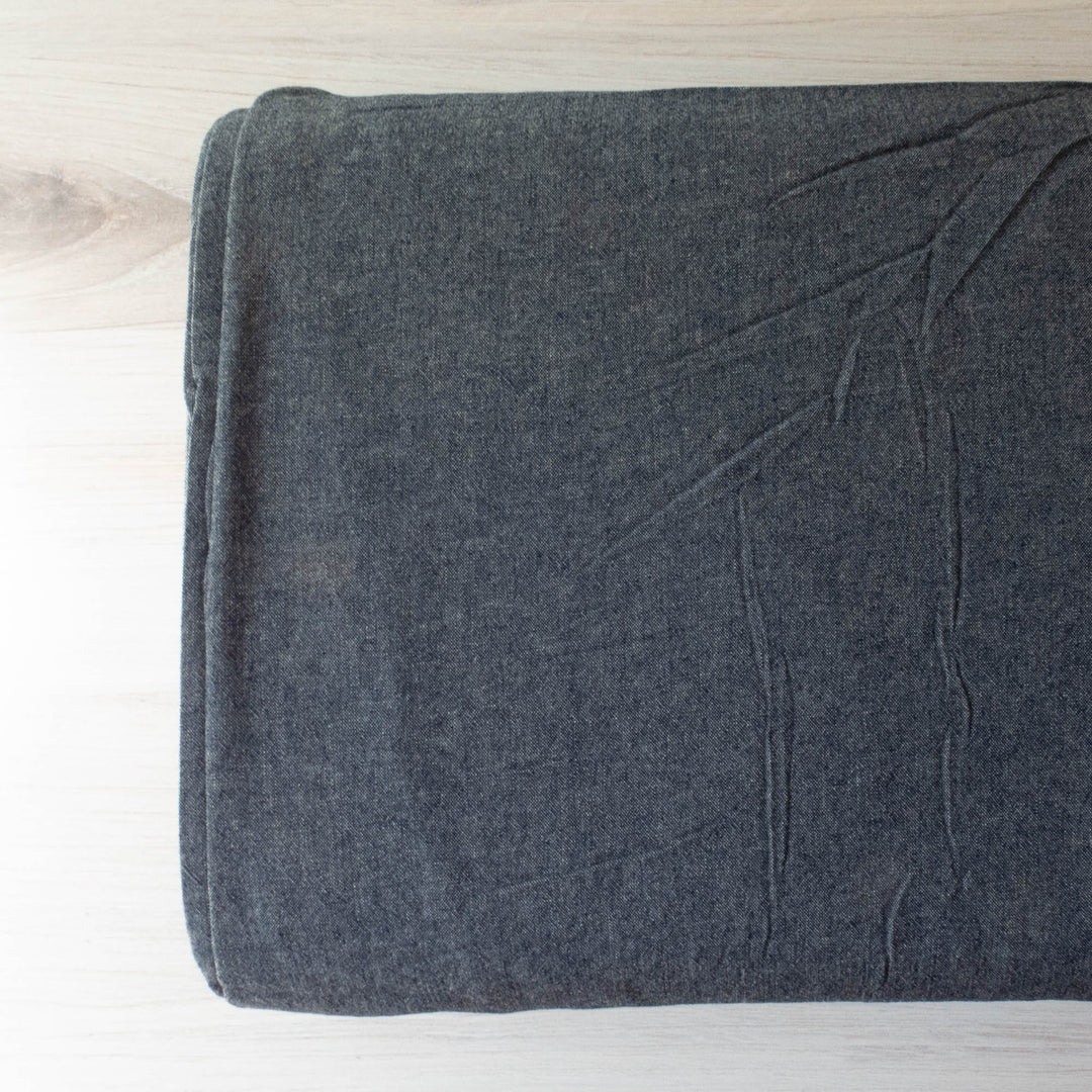 Indigo Washed Chambray Fabric 4.5 oz (I011-1467)
