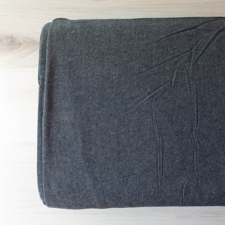 Indigo Washed Chambray Fabric 4.5 oz (I011-1467)