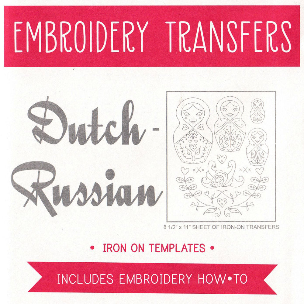 Iron-On Embroidery Patterns - Easy to use transfers from hand embroidery –  Lazy May Sewing Club