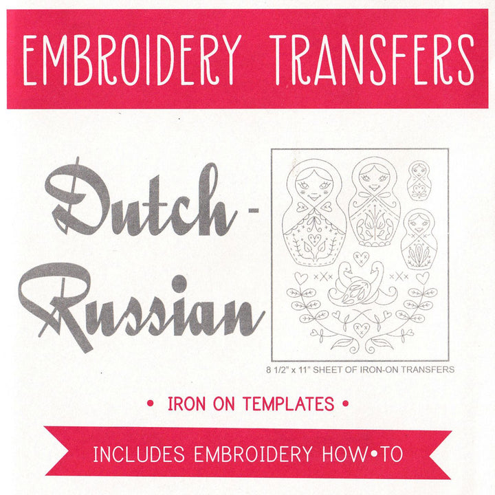 Sublime Stitching Dutch Russian Hand Embroidery Pattern Patterns - Snuggly Monkey