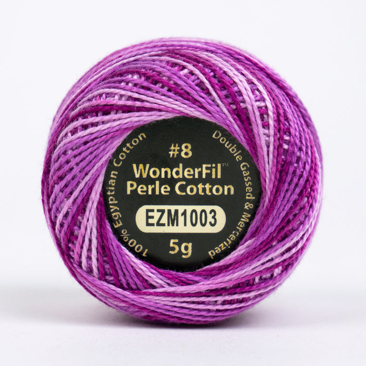 Wonderfil Eleganza Variegated Perle Cotton - Fuchsia (EZM1003)