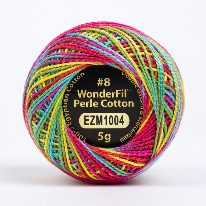 Wonderfil Eleganza Variegated Perle Cotton - Bouncy Castle (EZM1004)