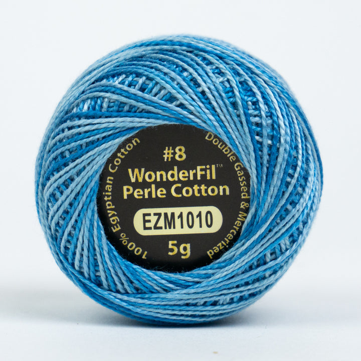 Wonderfil Eleganza Variegated Perle Cotton - Oceanic (EZM1010)