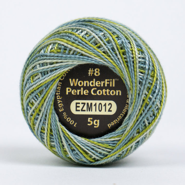 Wonderfil Eleganza Variegated Perle Cotton - Everglades (EZM1012)