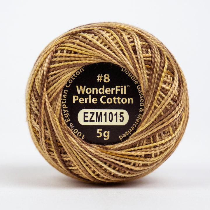 Wonderfil Eleganza Variegated Perle Cotton - Pumpernickel (EZM1015)