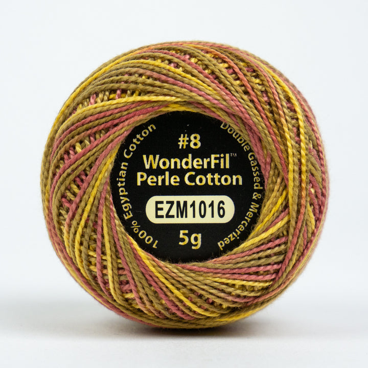 Wonderfil Eleganza Variegated Perle Cotton - Autumn Spice (EZM1016)