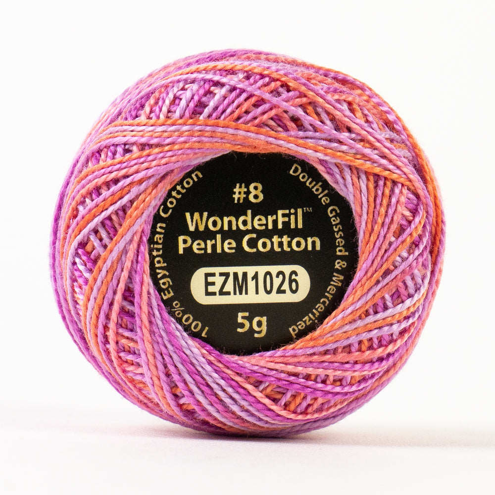 Wonderfil Eleganza Variegated Perle Cotton - French Macaron (EZM1026)