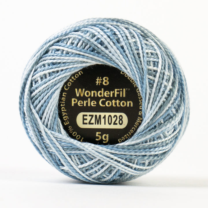 Wonderfil Eleganza Variegated Perle Cotton - Arctic Wind (EZM1028)