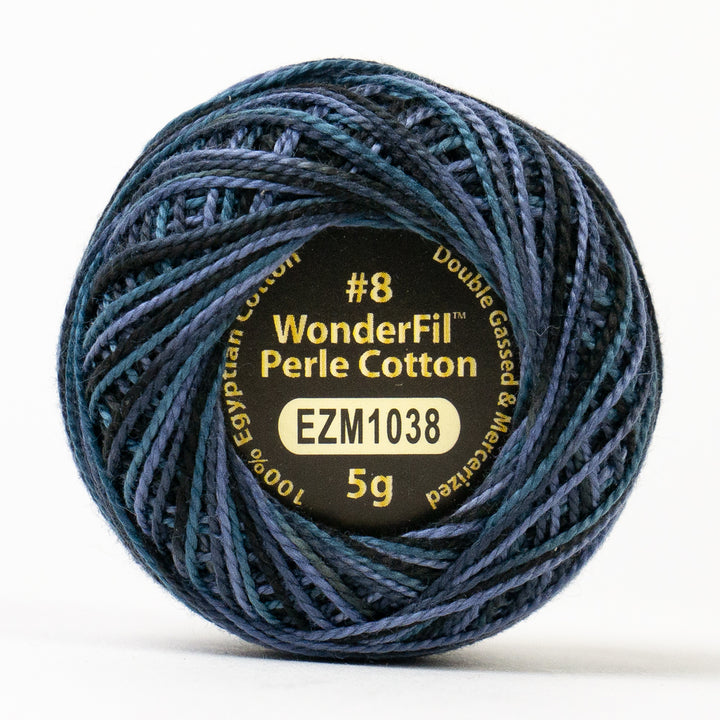 Wonderfil Eleganza Variegated Perle Cotton - Nocturnal (EZM1038)