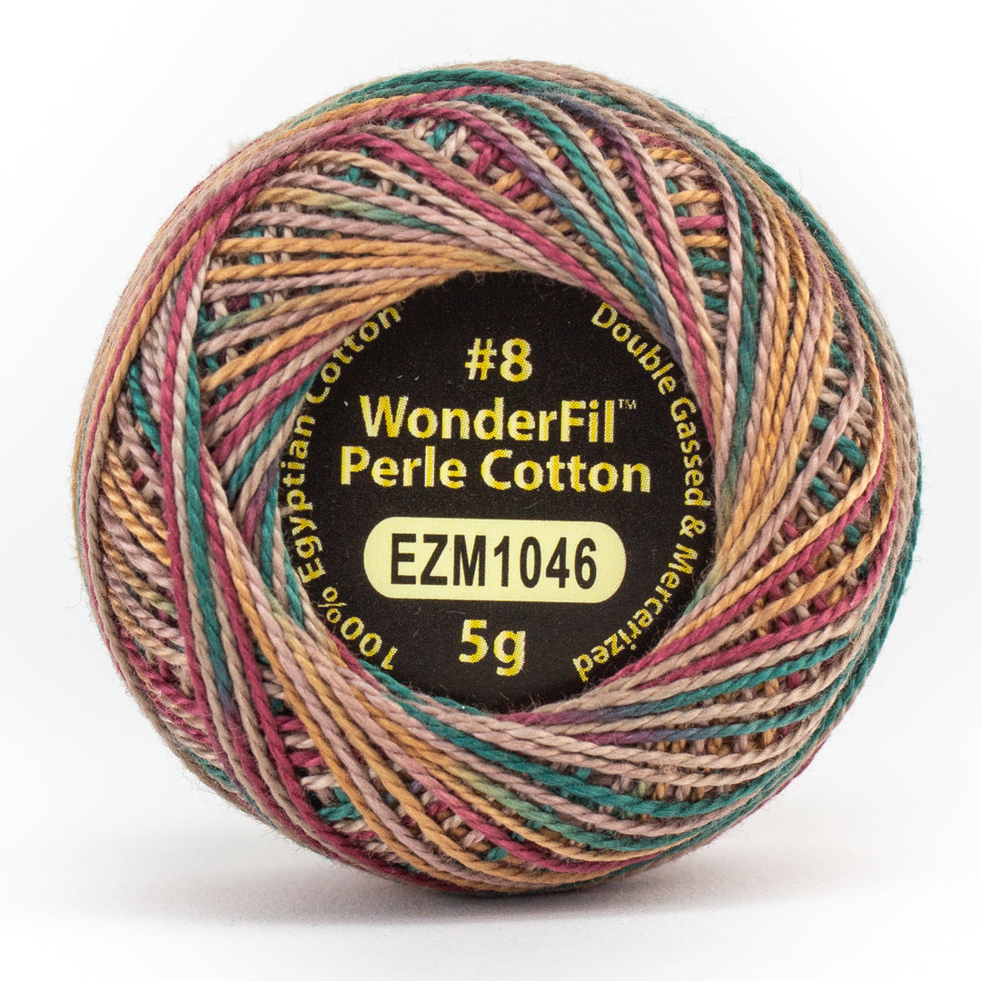 Wonderfil Eleganza Variegated Perle Cotton - Cozy Den (EZM1046)