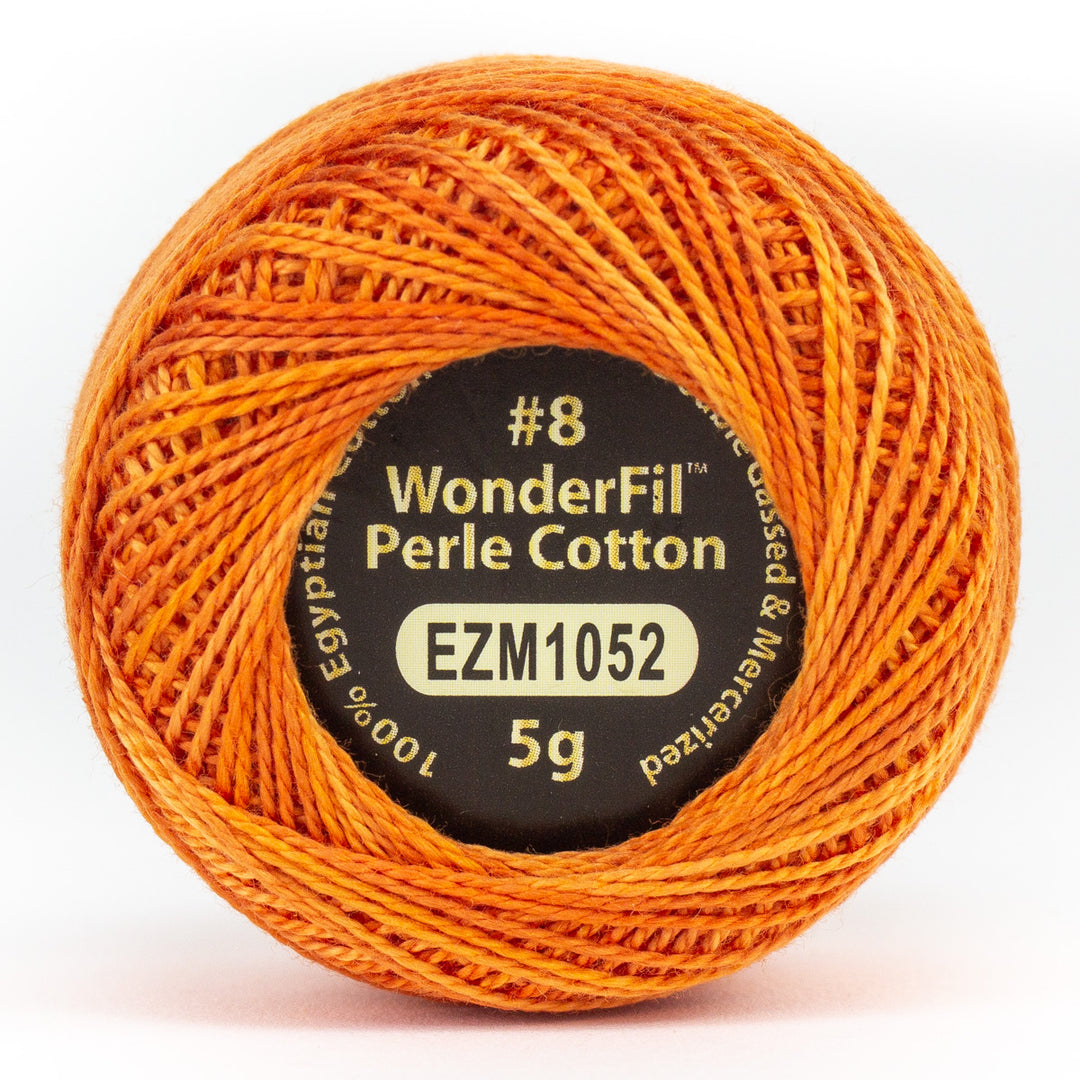 Wonderfil Eleganza Variegated Perle Cotton - Traffic Cone (EZM1052)