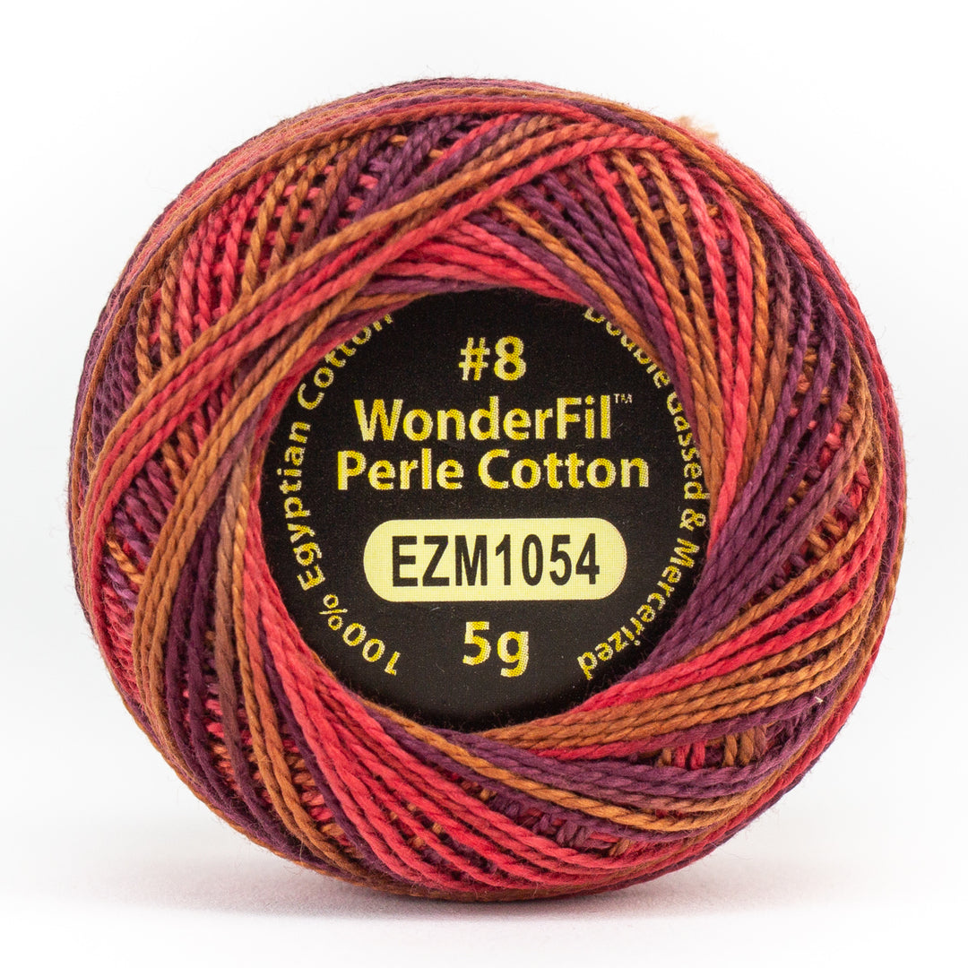 Wonderfil Eleganza Variegated Perle Cotton - Muled Wine (EZM1054)
