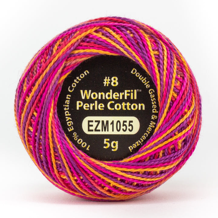 Wonderfil Eleganza Variegated Perle Cotton - Ball Pit (EZM1055)