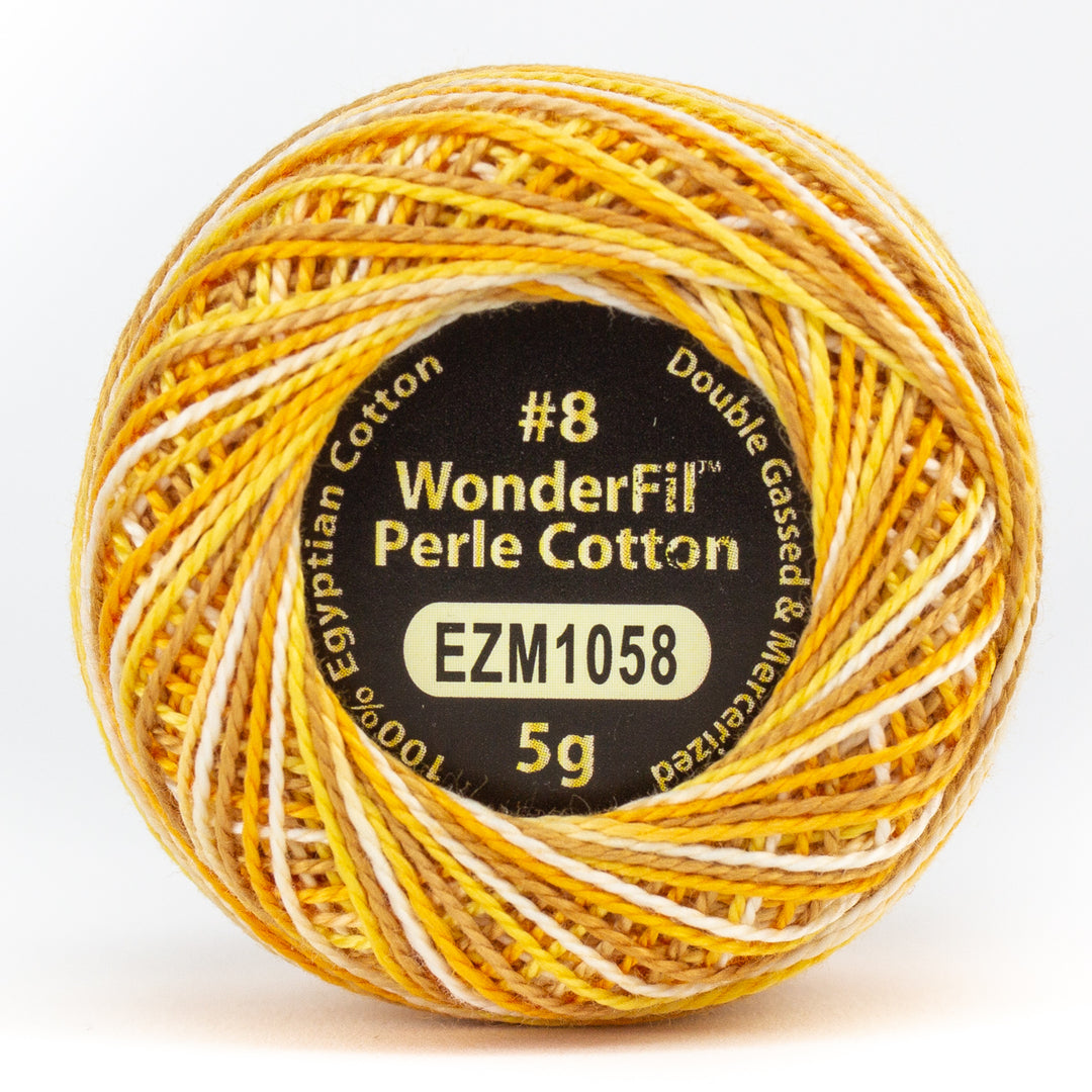 Wonderfil Eleganza Variegated Perle Cotton - Lemon Meringue (EZM1058)