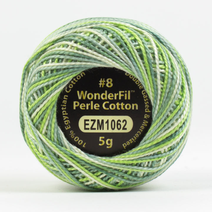 Wonderfil Eleganza Variegated Perle Cotton - Parsley (EZM1062)