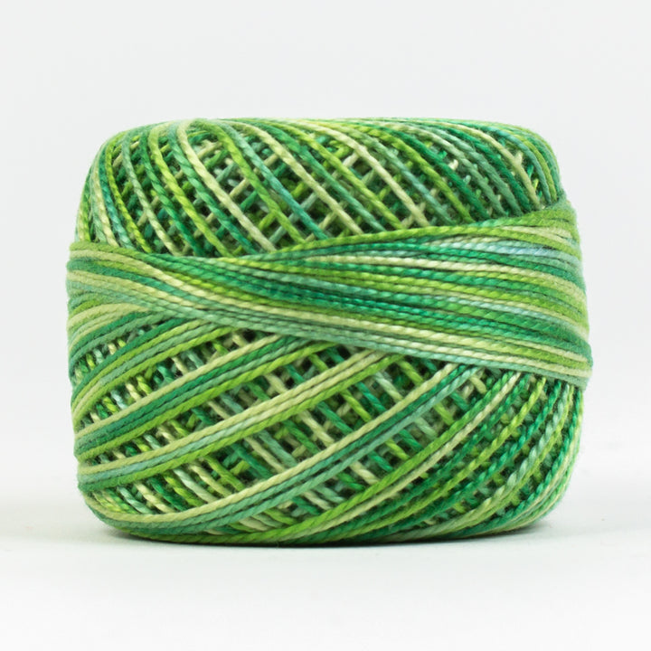 Wonderfil Eleganza Variegated Perle Cotton - Spring Green (EZM1064)