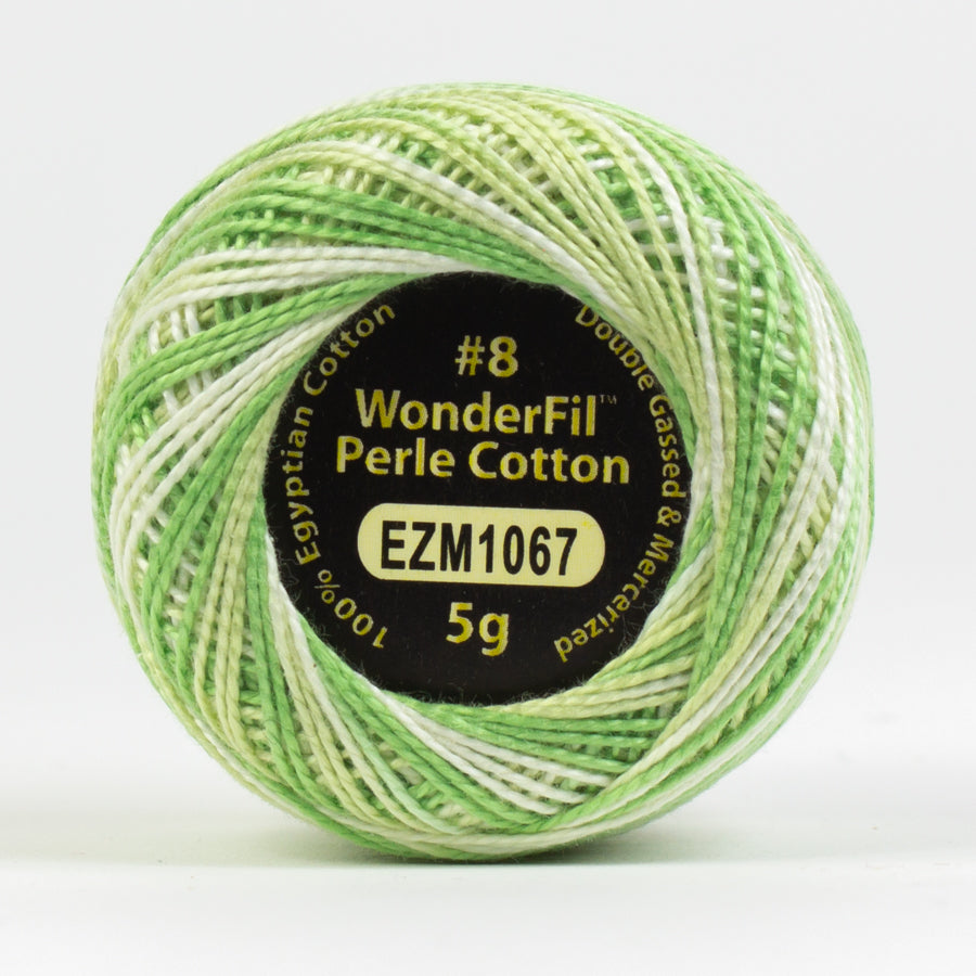 Wonderfil Eleganza Variegated Perle Cotton - Butter Lettuce (EZM1067)
