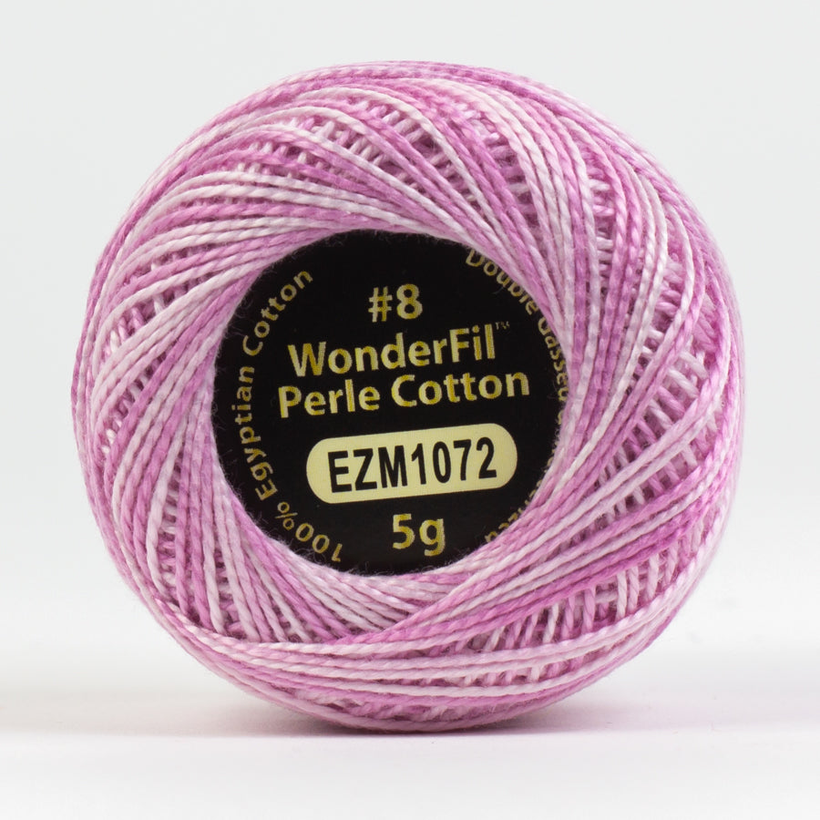 Wonderfil Eleganza Variegated Perle Cotton - Dawn Pink (EZM1072)