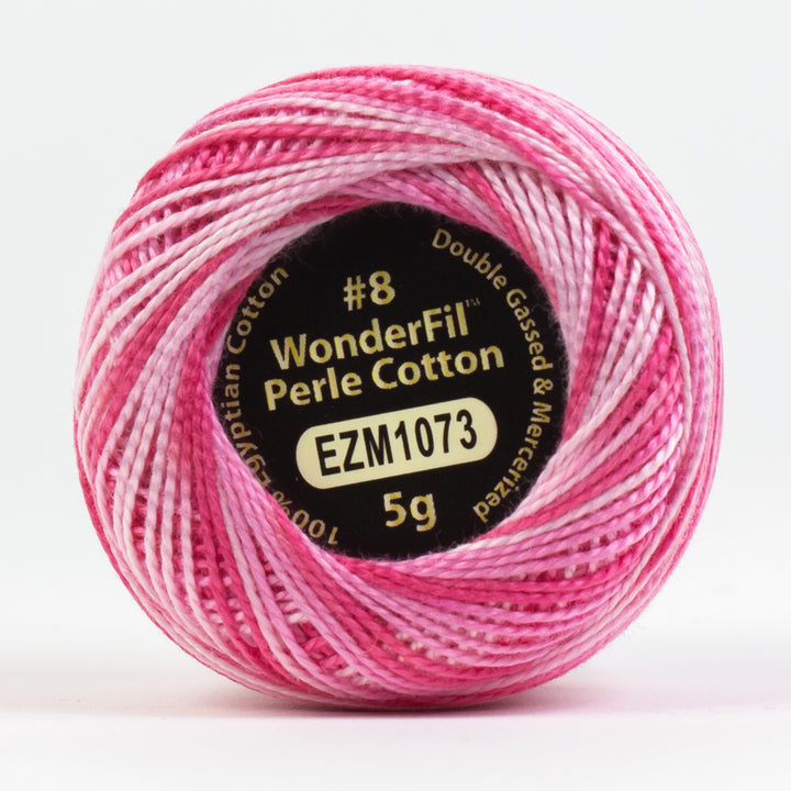 Wonderfil Eleganza Variegated Perle Cotton - Stiletto Pink (EZM1073)