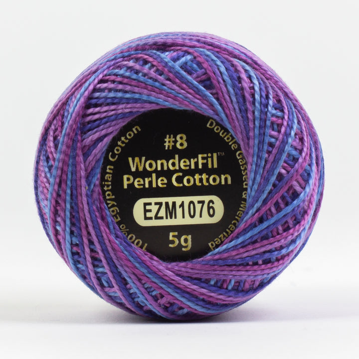 Wonderfil Eleganza Variegated Perle Cotton - Northern Lights (EZM1076)