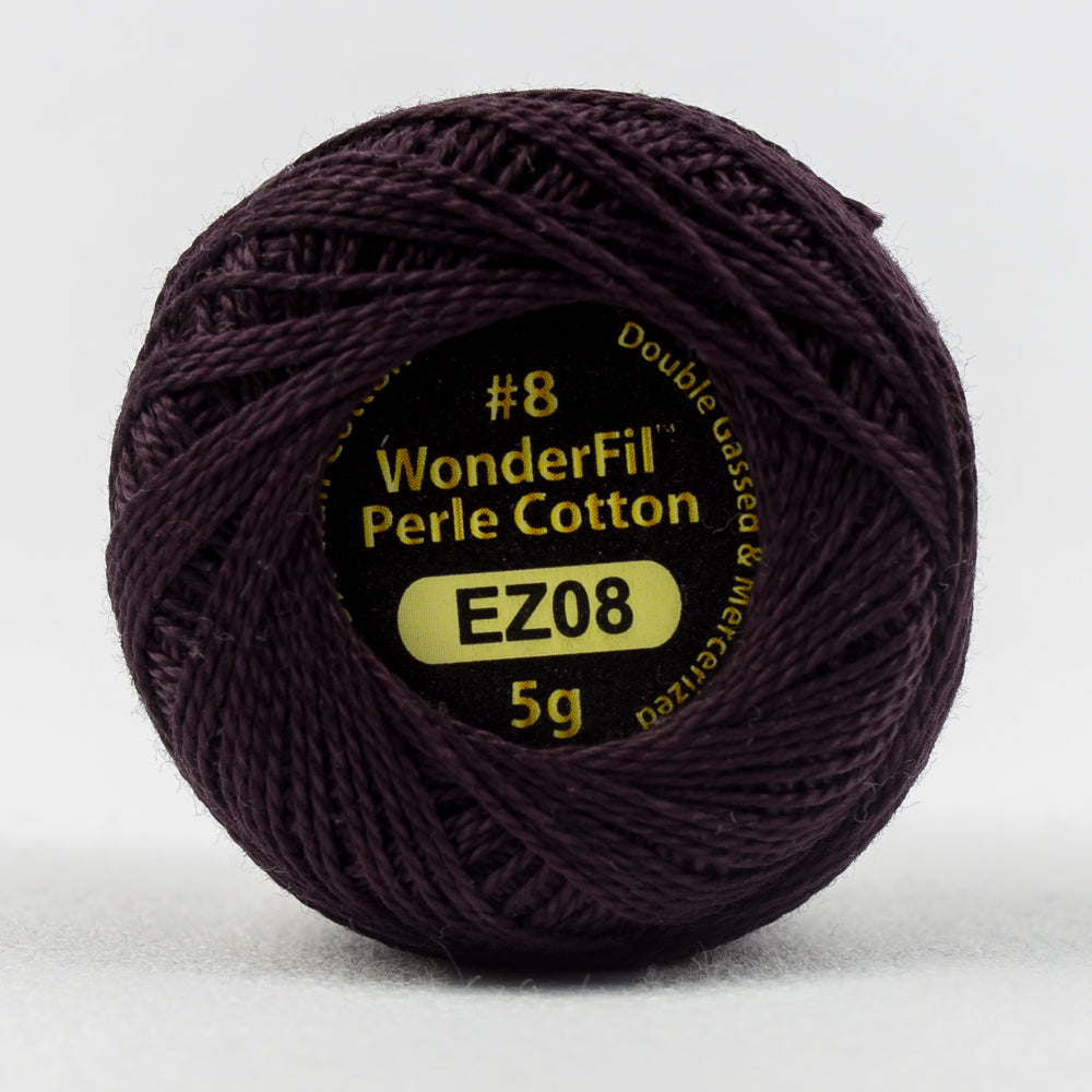 Wonderfil Eleganza Perle Cotton - Blackberry (EZ08)