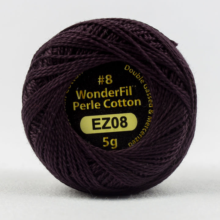 Wonderfil Eleganza Perle Cotton - Blackberry (EZ08)