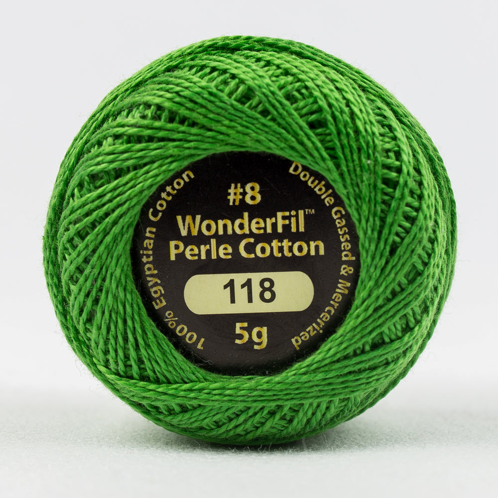 Wonderfil Eleganza Perle Cotton - Grass Green (EZ118)