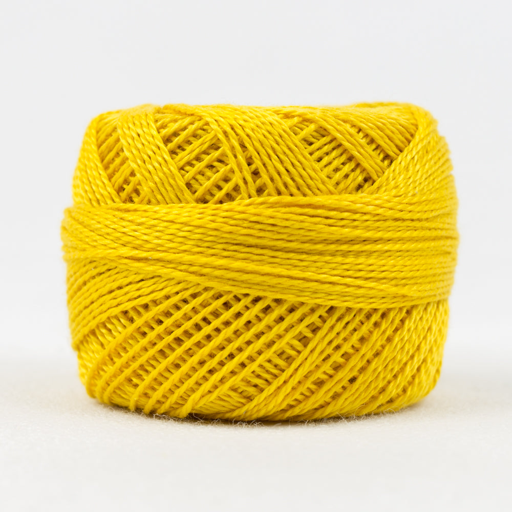 Wonderfil Eleganza Perle Cotton - Lemon Curd (EZ18)