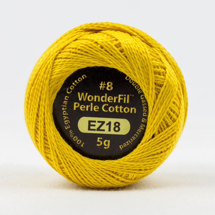 Wonderfil Eleganza Perle Cotton - Lemon Curd (EZ18)