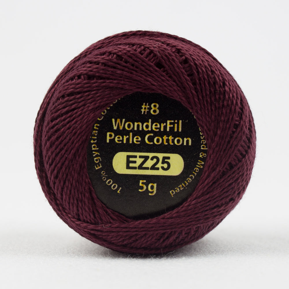 Wonderfil Eleganza Perle Cotton - Signature Wine (EZ25)