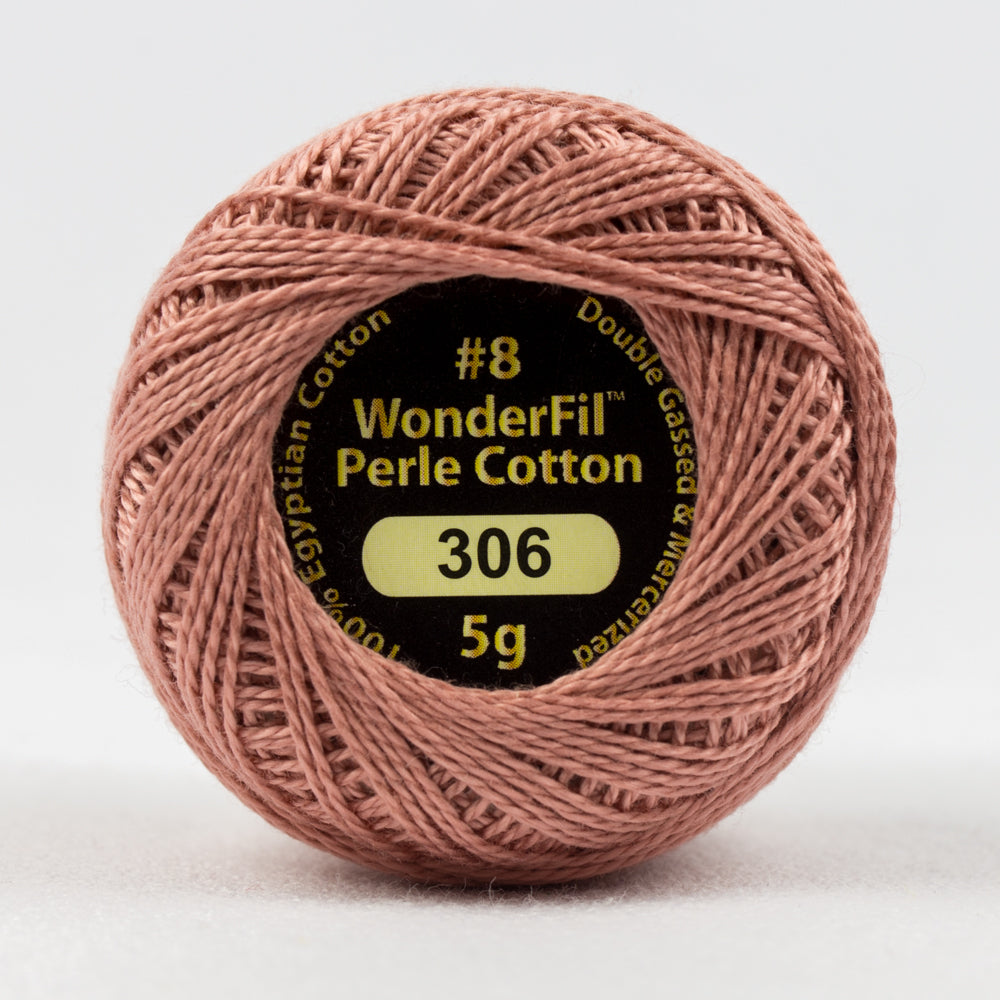 Wonderfil Eleganza Perle Cotton - Dark Salmon (EZ306)