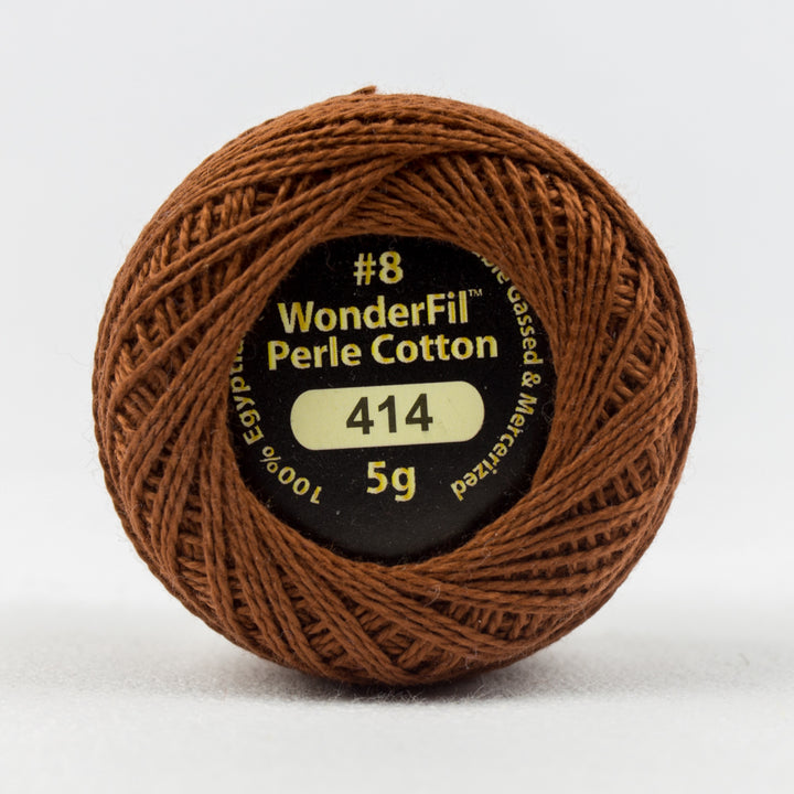Wonderfil Eleganza Perle Cotton - Dark Chocolate (EZ416)