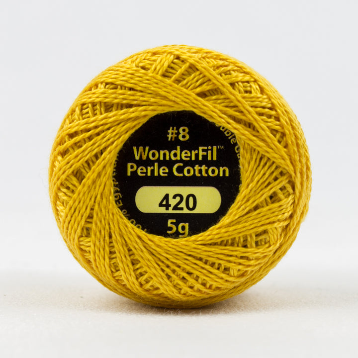 Wonderfil Eleganza Perle Cotton - Old Gold (EZ420)