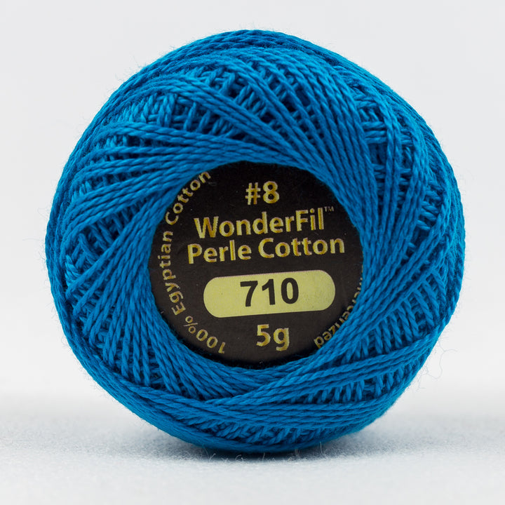 Wonderfil Eleganza Perle Cotton - Rainbow Blue (EZ710)