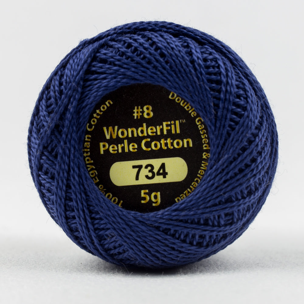Wonderfil Eleganza Perle Cotton - Persian Indigo (EZ734)