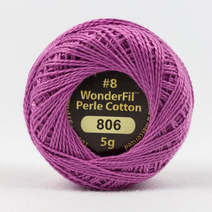 Wonderfil Eleganza Perle Cotton - Medium Violet Red (EZ806)